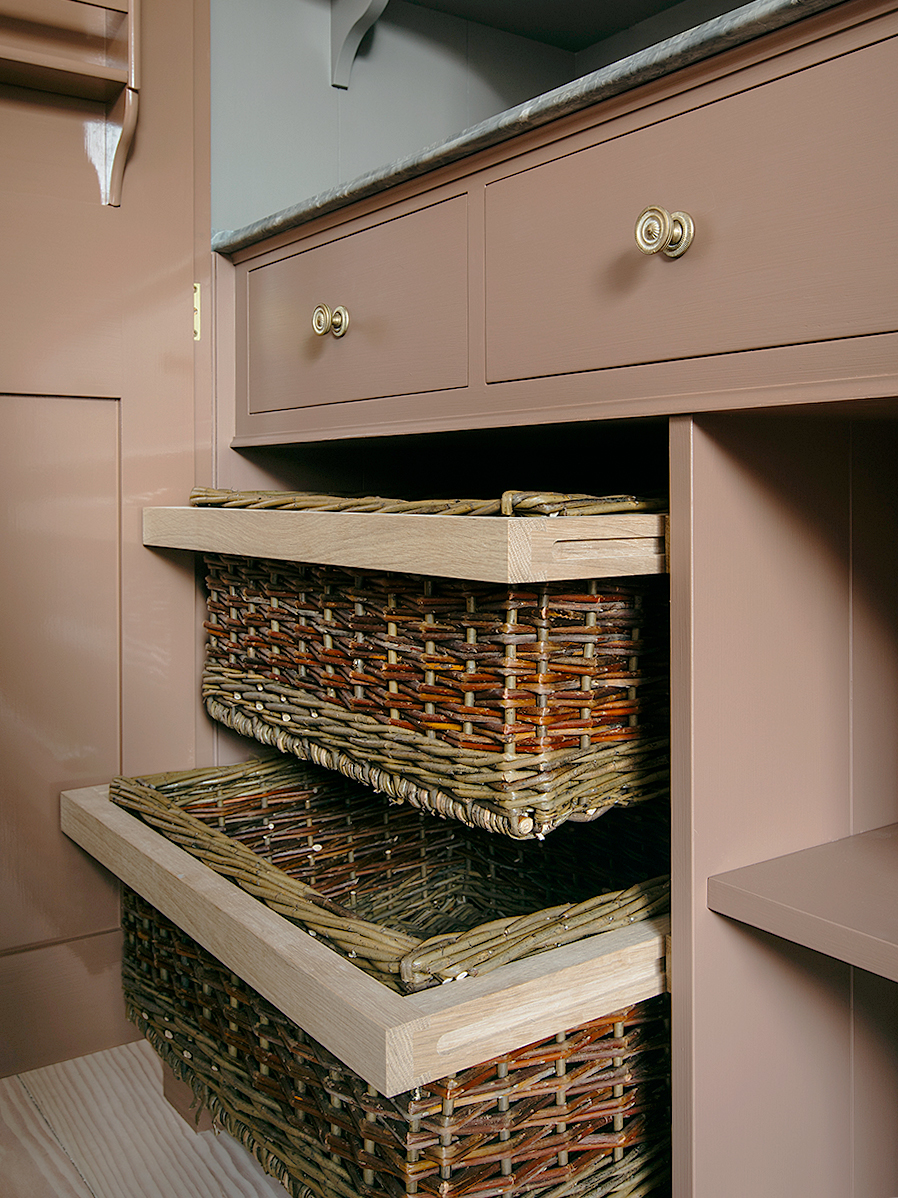 wicker fruit storage drawers