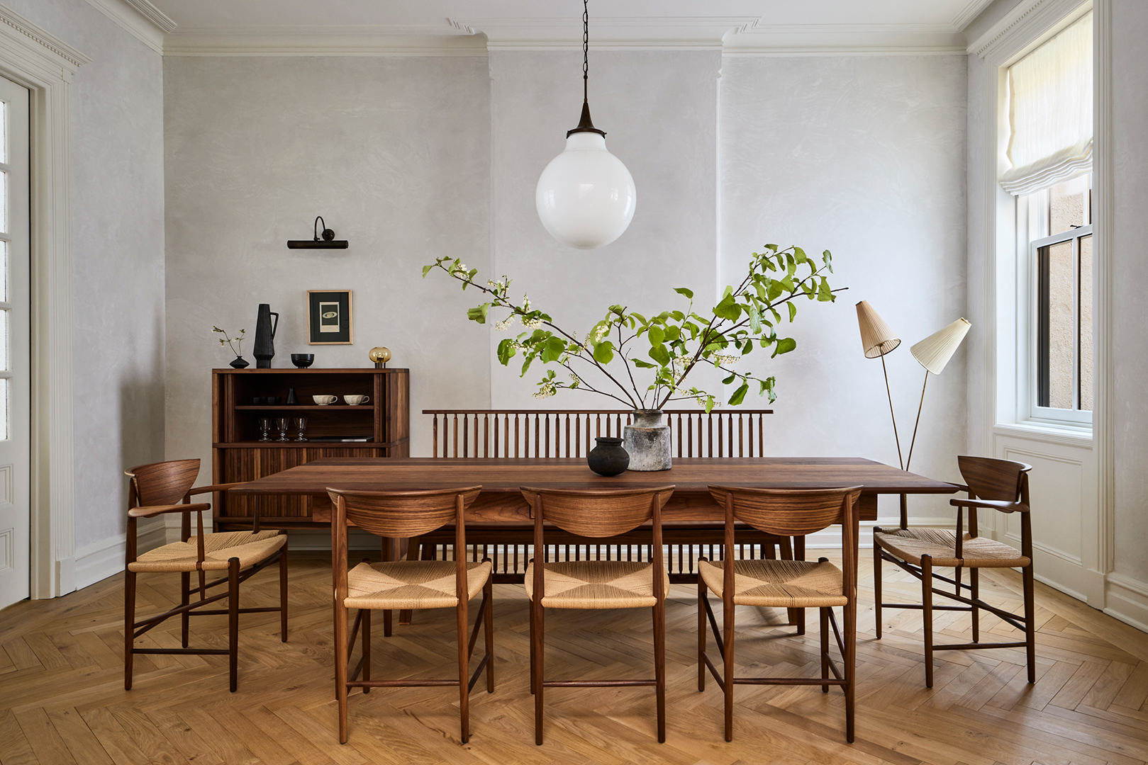 wooden dining table