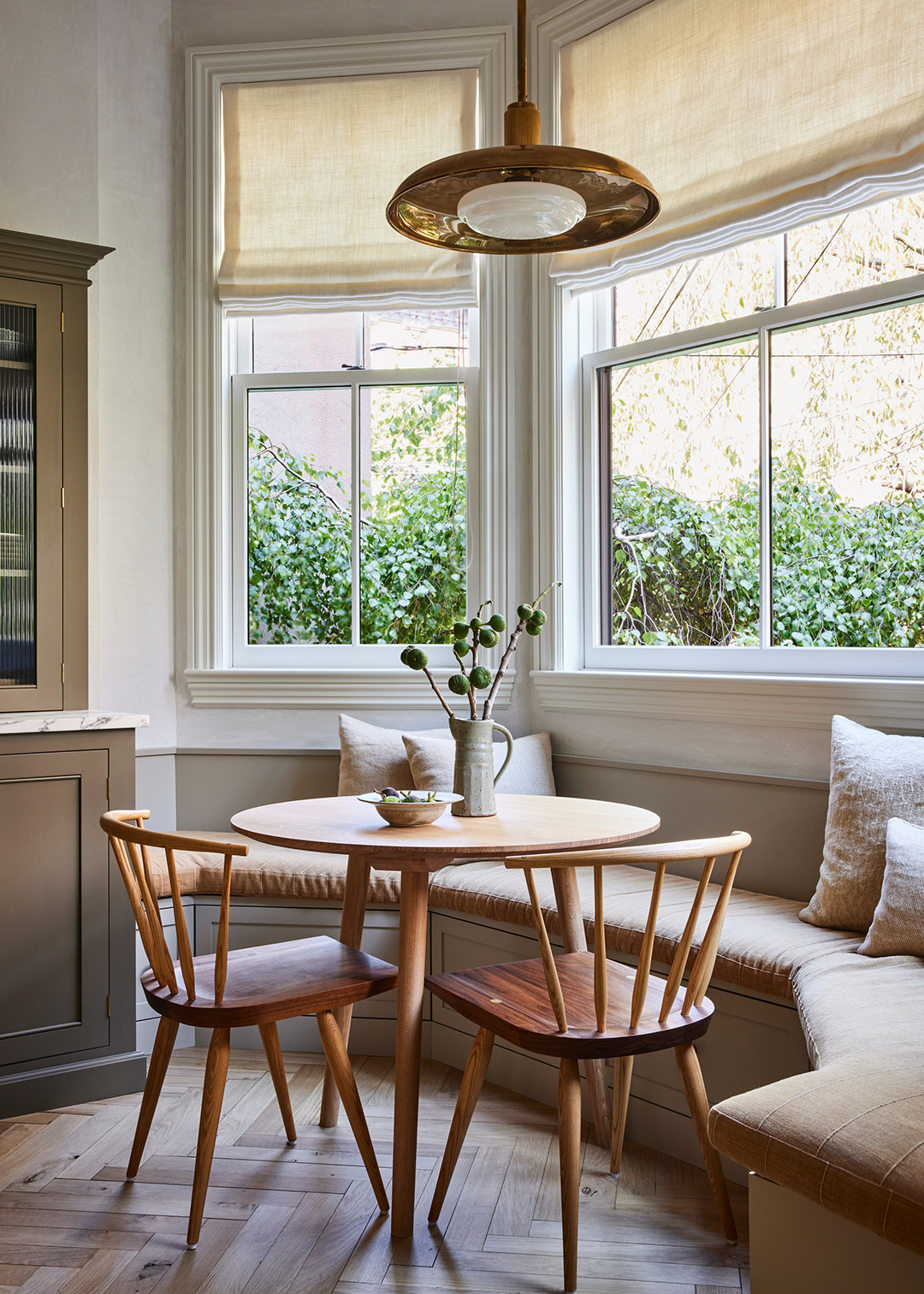 dining nook in kitchen