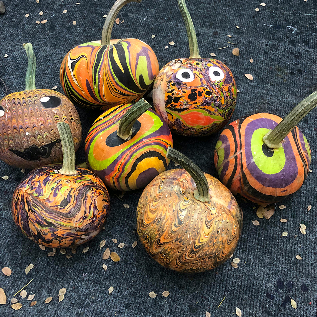 painted pumpkins