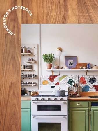 kitchen photo on wood background