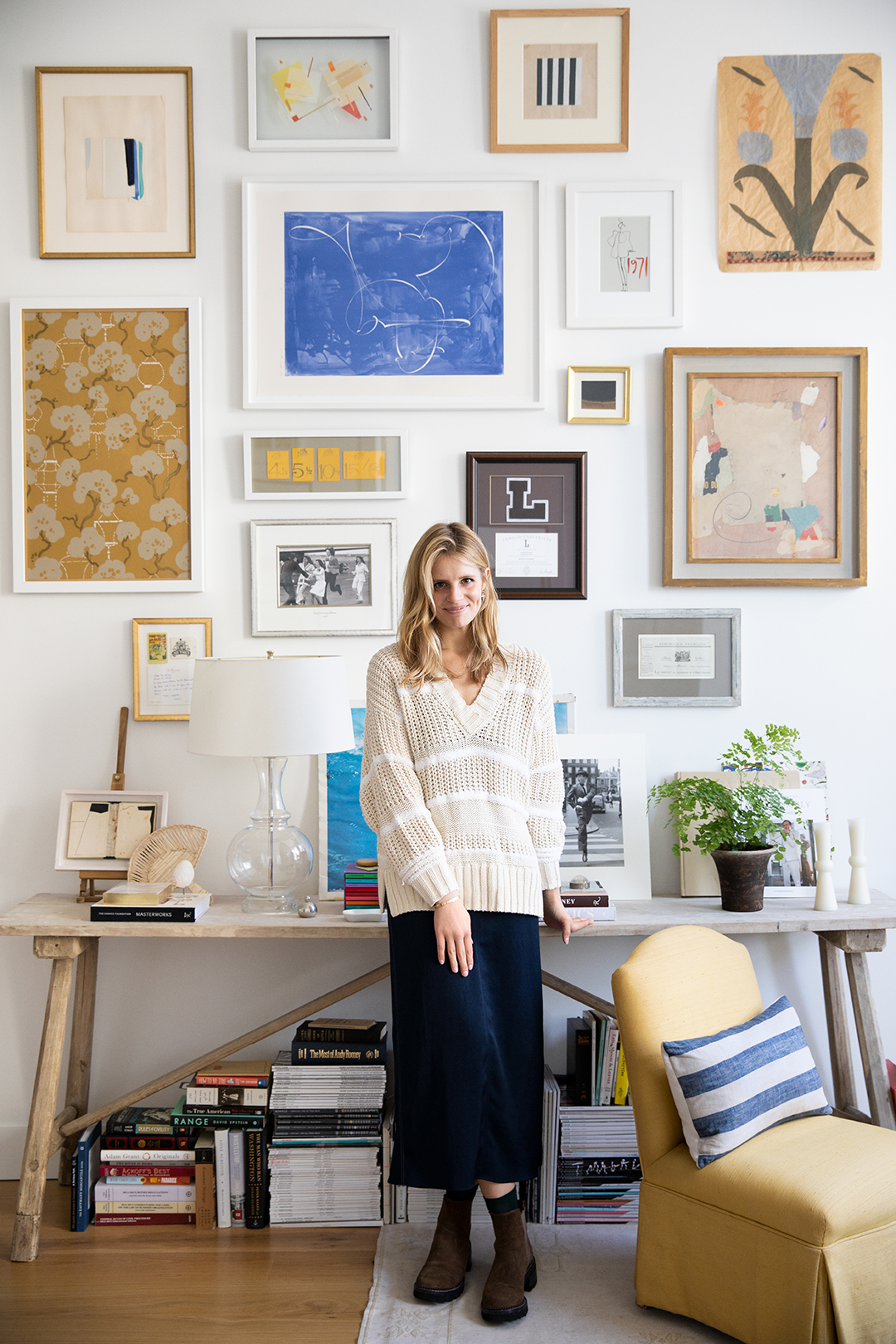 Alexandra Morris With Her Gallery Wall