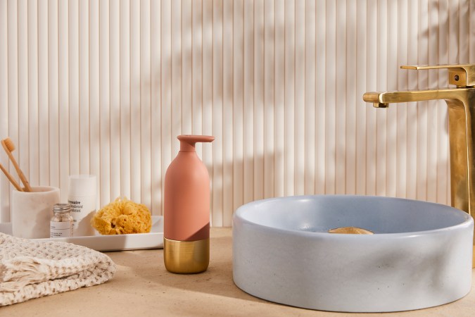 It’s Practically Impossible to Spill While Refilling This Stylish Soap Dispenser