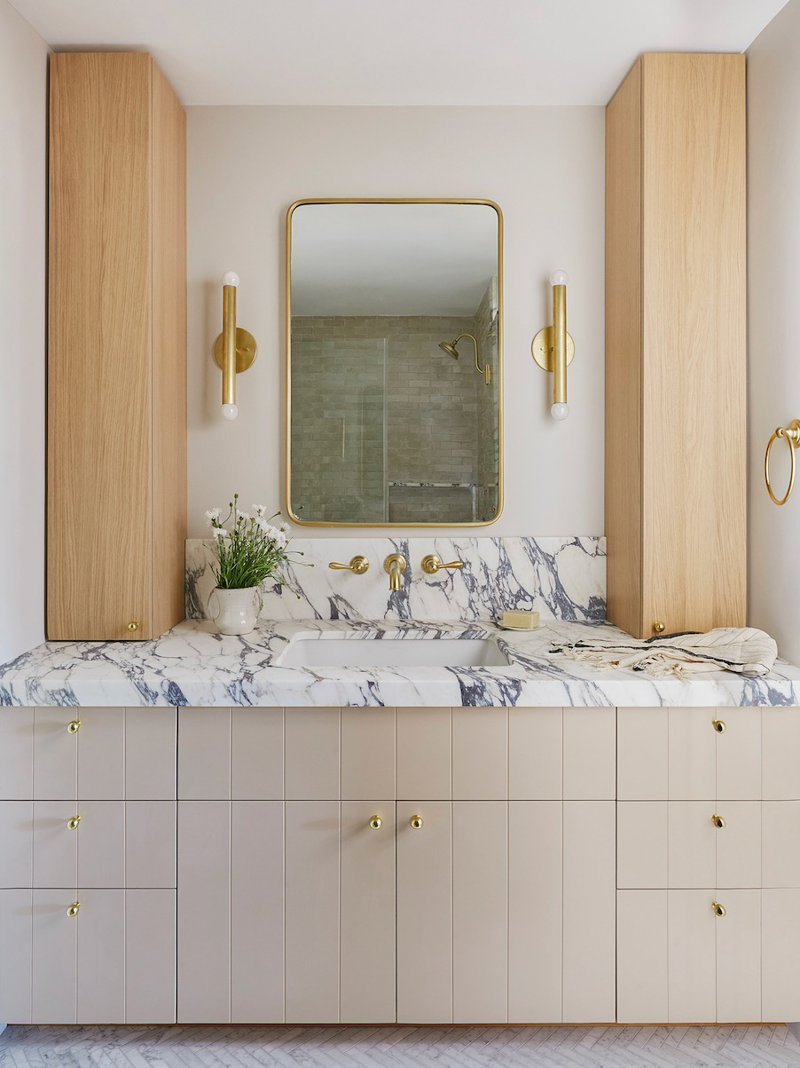 wood vanity cabinets