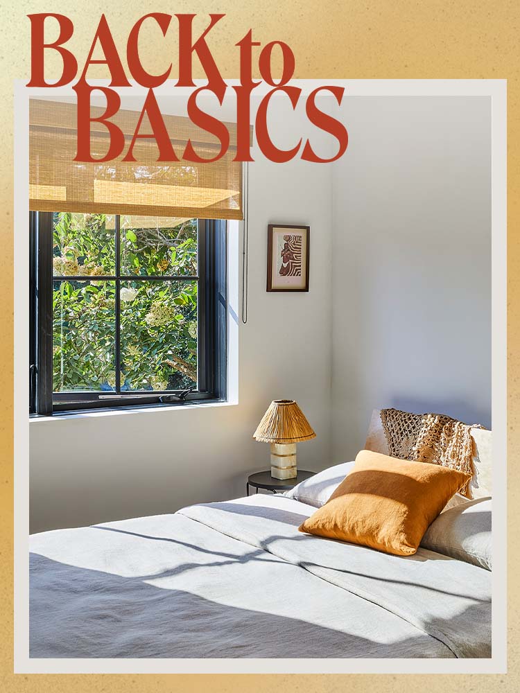 bedroom with white linens