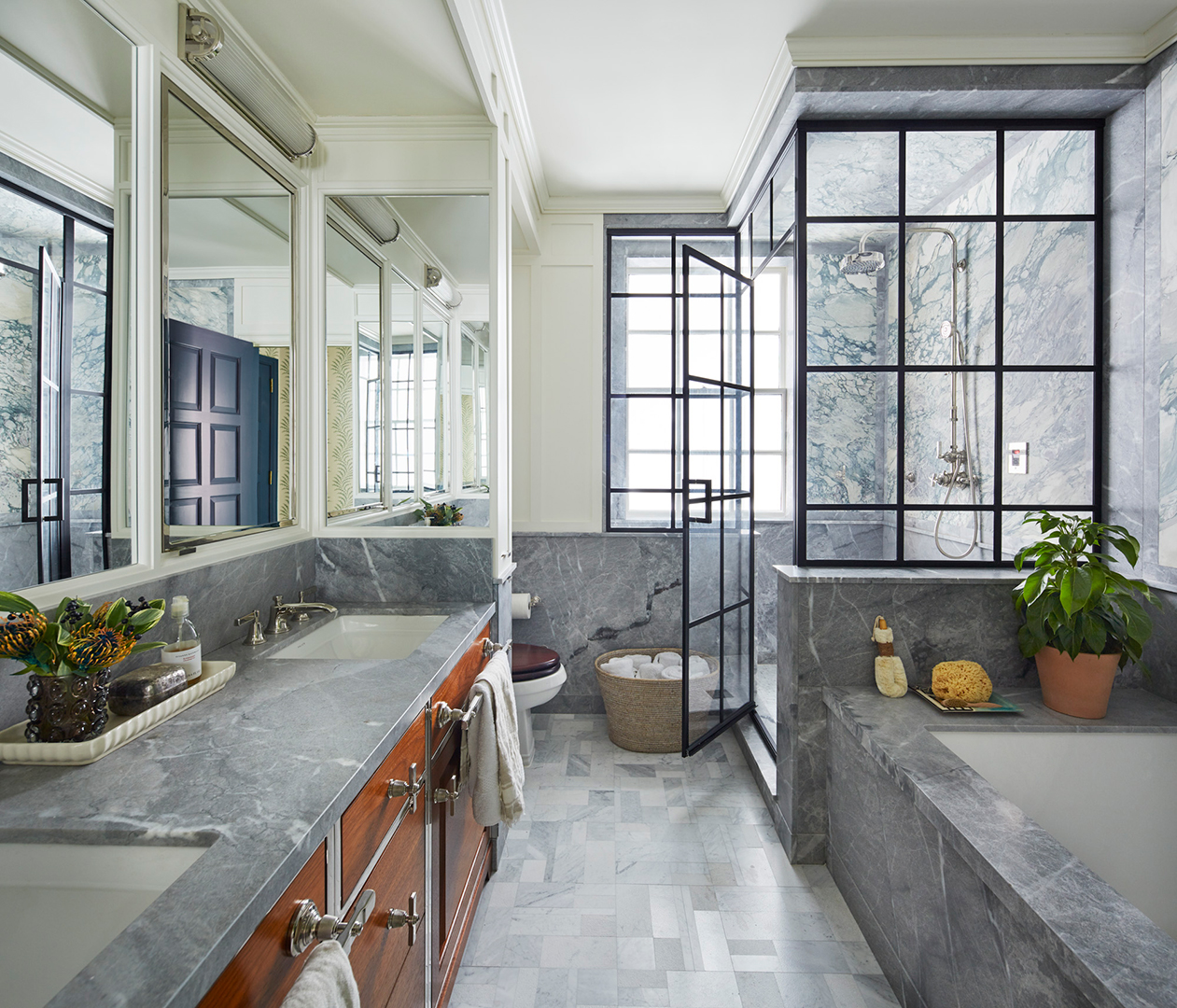 marble bathroom