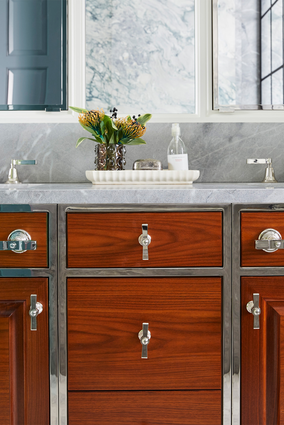 wood vanity cabinets