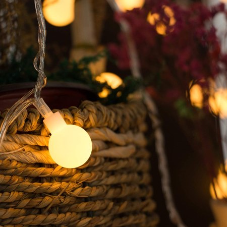  The Best Indoor Christmas Light Option: Minetom Christmas Globe String Lights