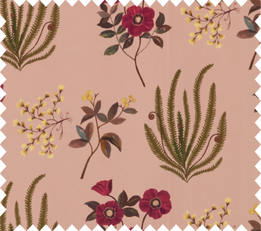  pink floral fabric