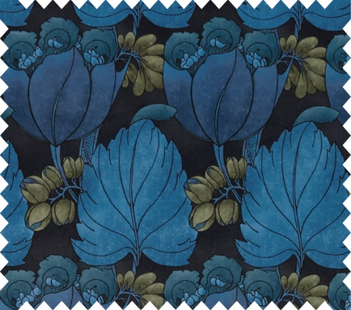  blue tulip fabric