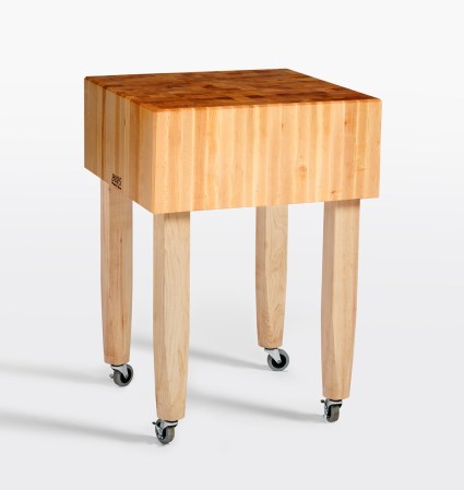  Small butcher block islands