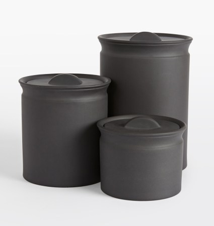  Set of three storage crocks