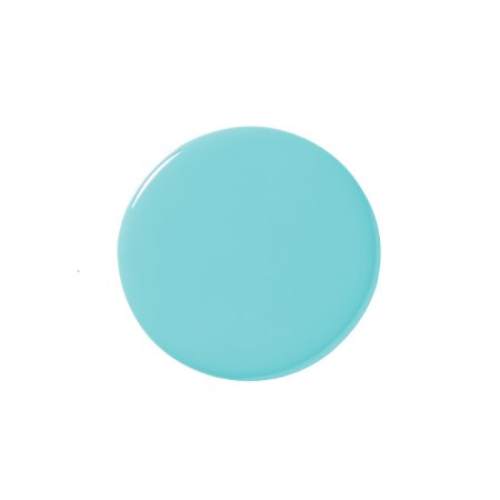  turquoise paint blob