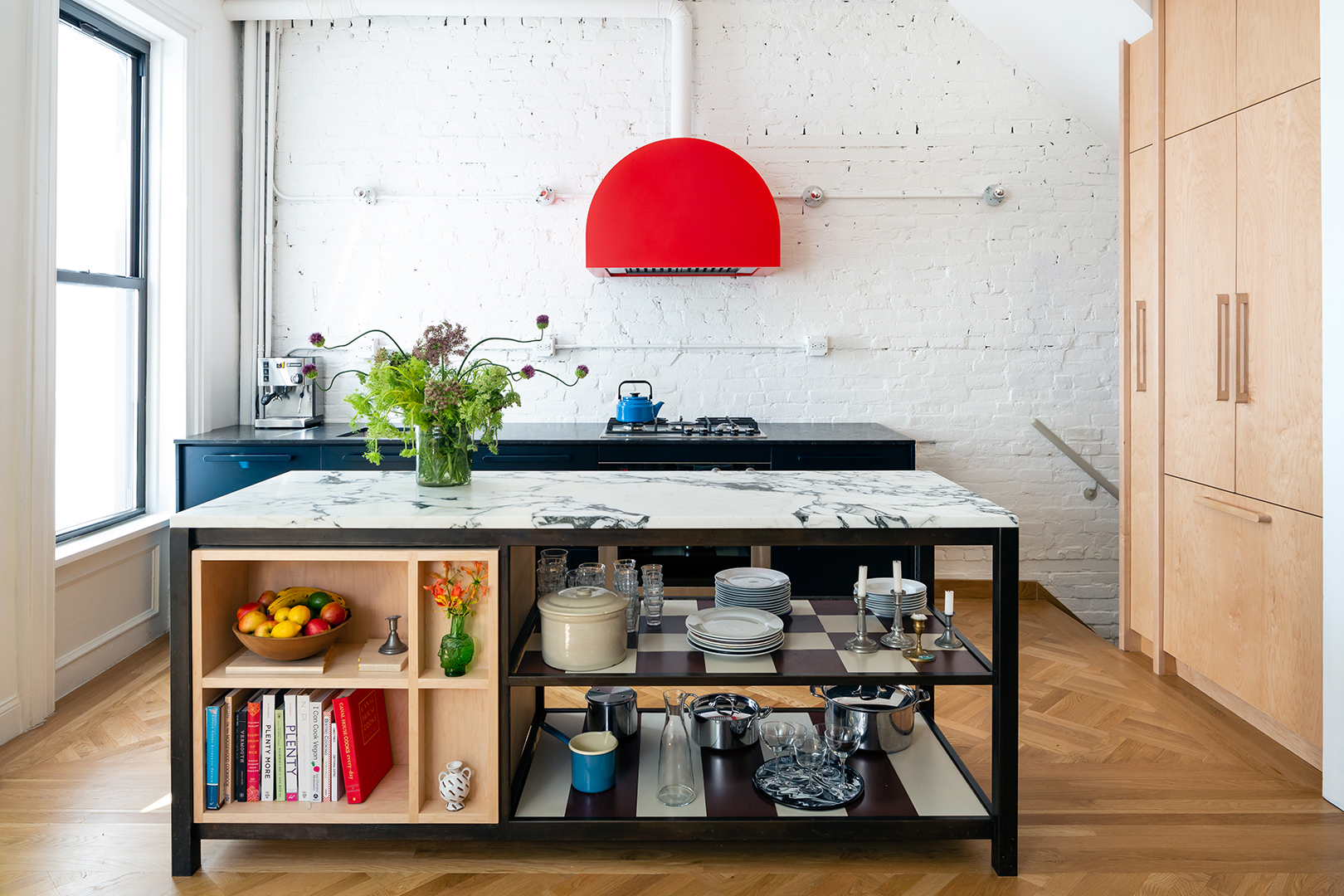 kitchen island looks like furniture