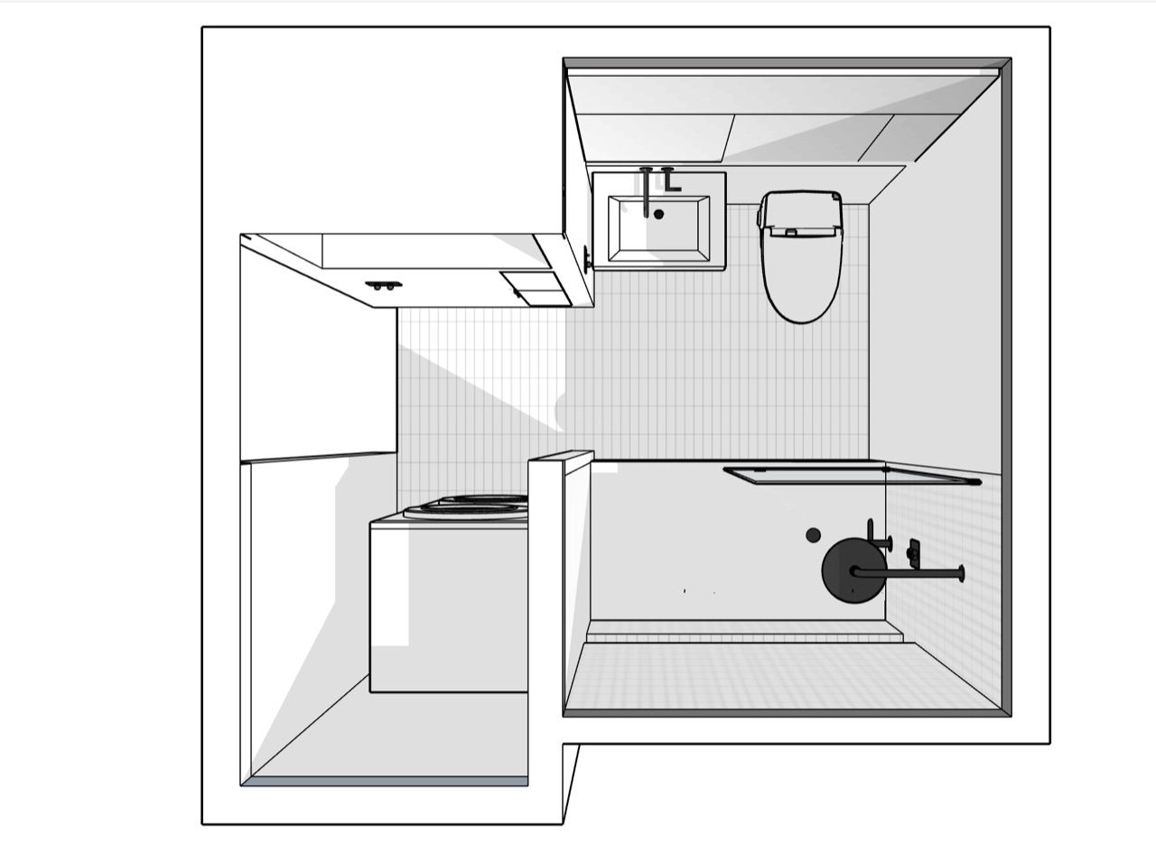 gray blue print illustration