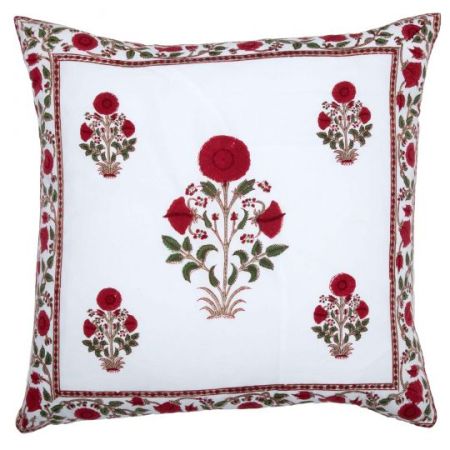  red and white pillowcase