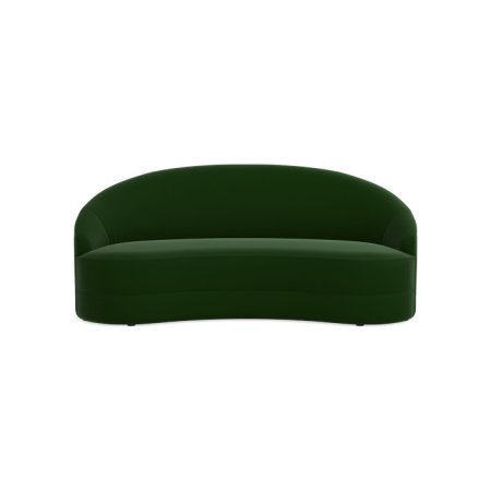  green velvet loveseat