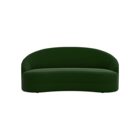  green velvet loveseat