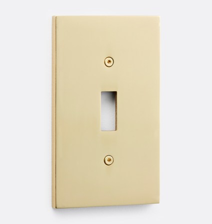  brass light switch plate