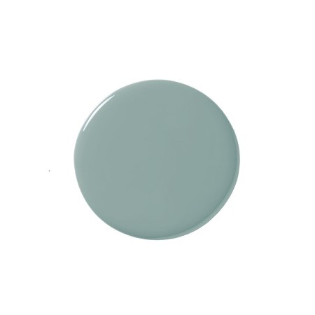  blue-green paint blob