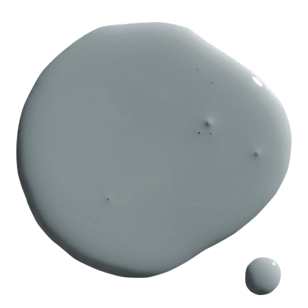  blue grey paint blob