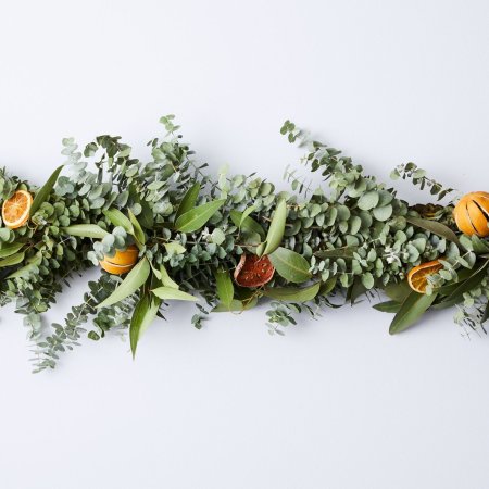  The Best Christmas Garland Option: Creekside Farms Citrus Garland