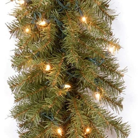  The Best Christmas Garland Option: National Tree Company Pre-Lit Artificial Christmas Garland