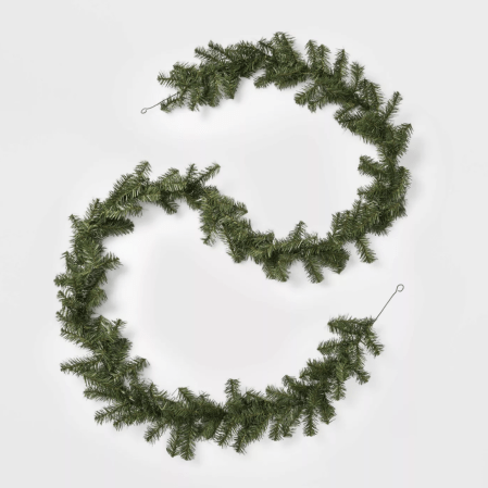  The Best Christmas Garland Option: Wondershop 9’ Unlit Pine Artificial Christmas Garland