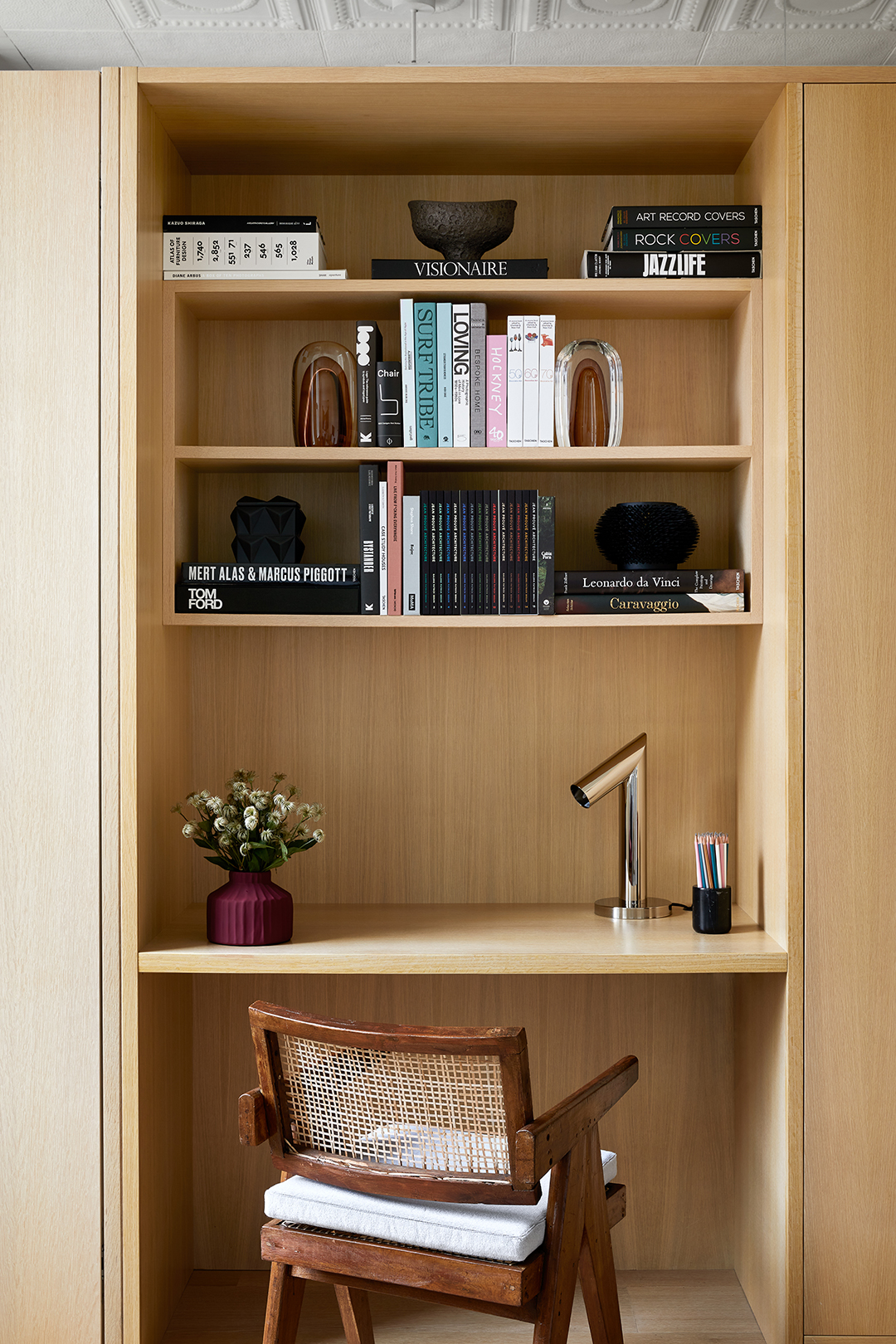 wood desk