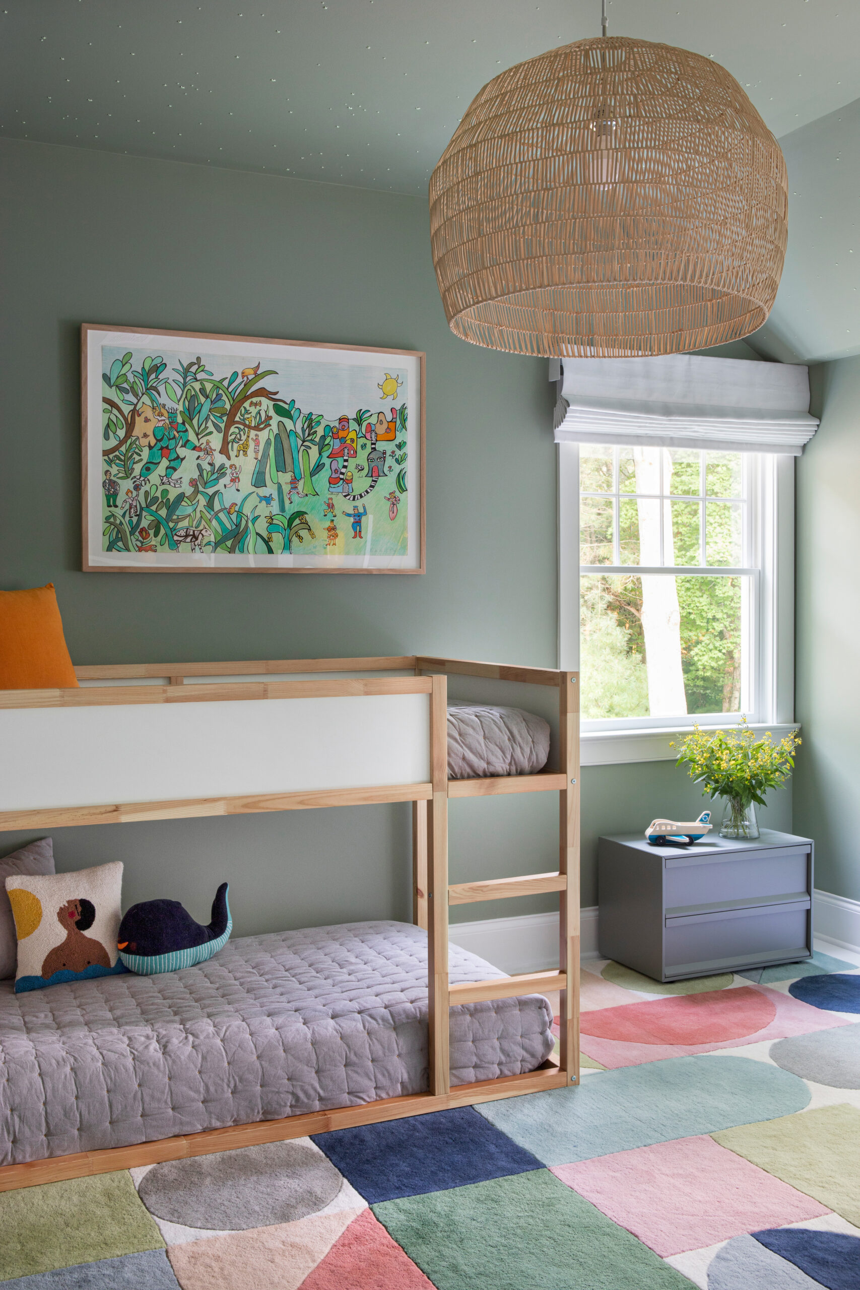 sage green bedroom