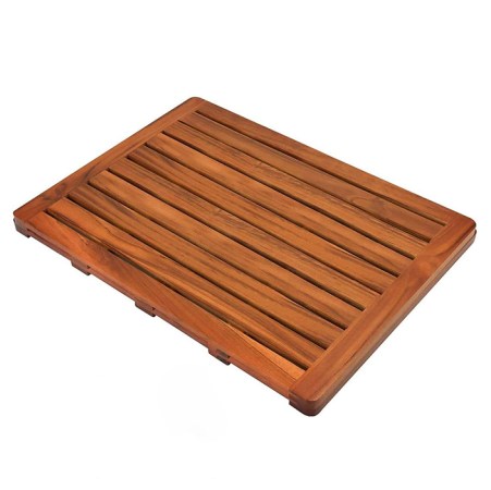  The Best Bath Mats Option: Utoplike Teak Wood Bath Mat