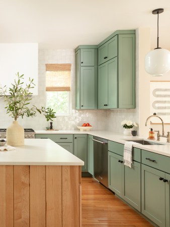 big wood kitchen island