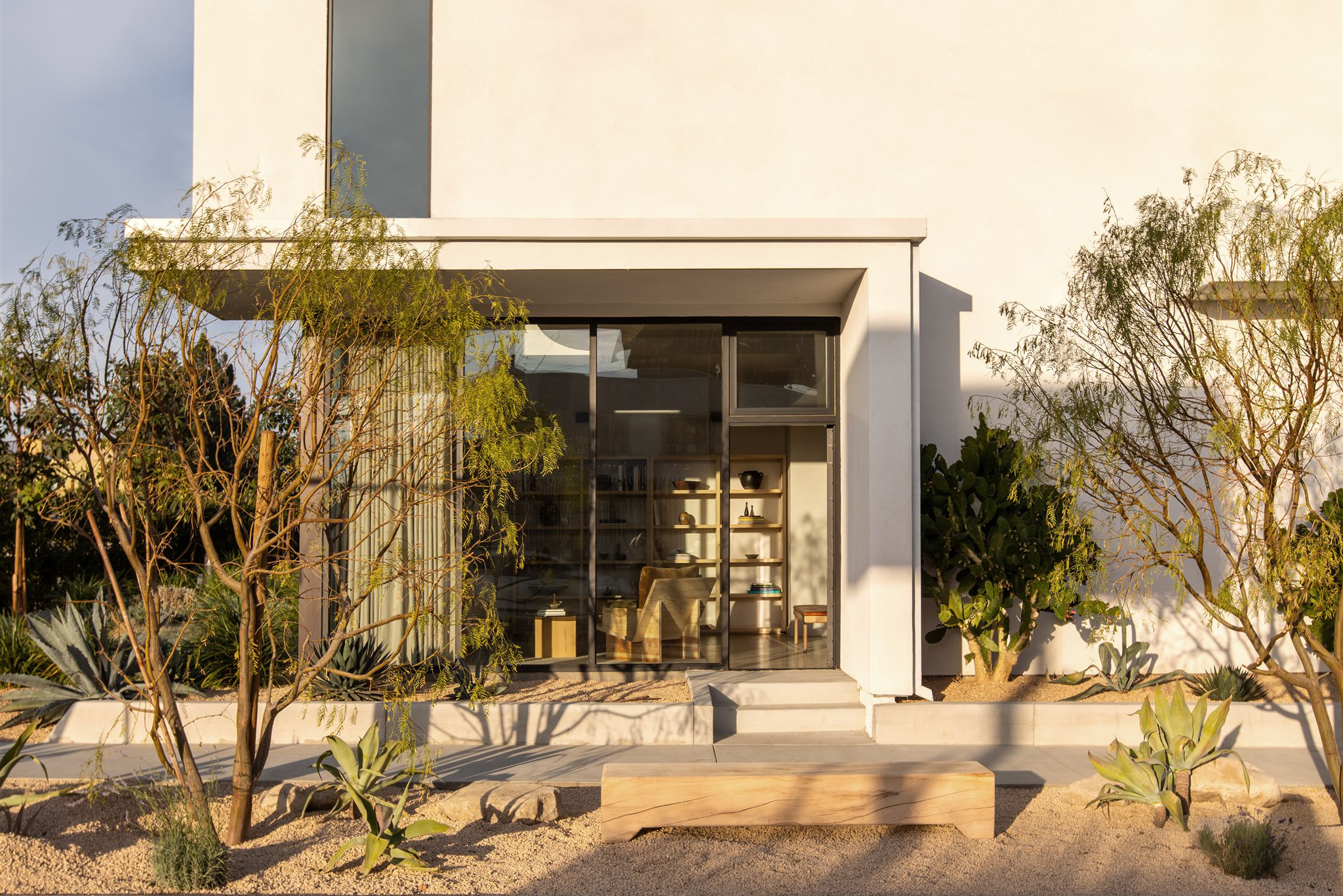 modern desert exterior