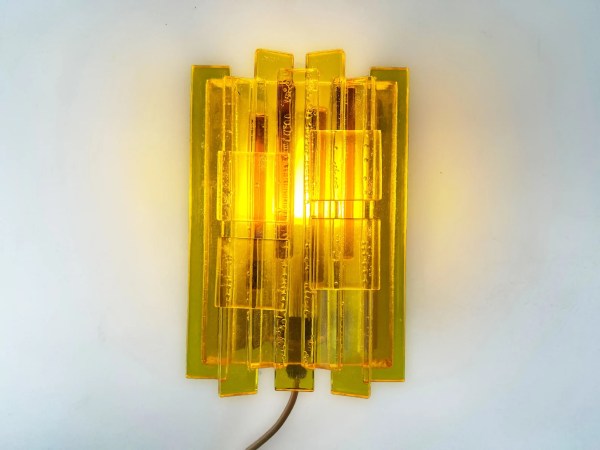  yellow retro sconce