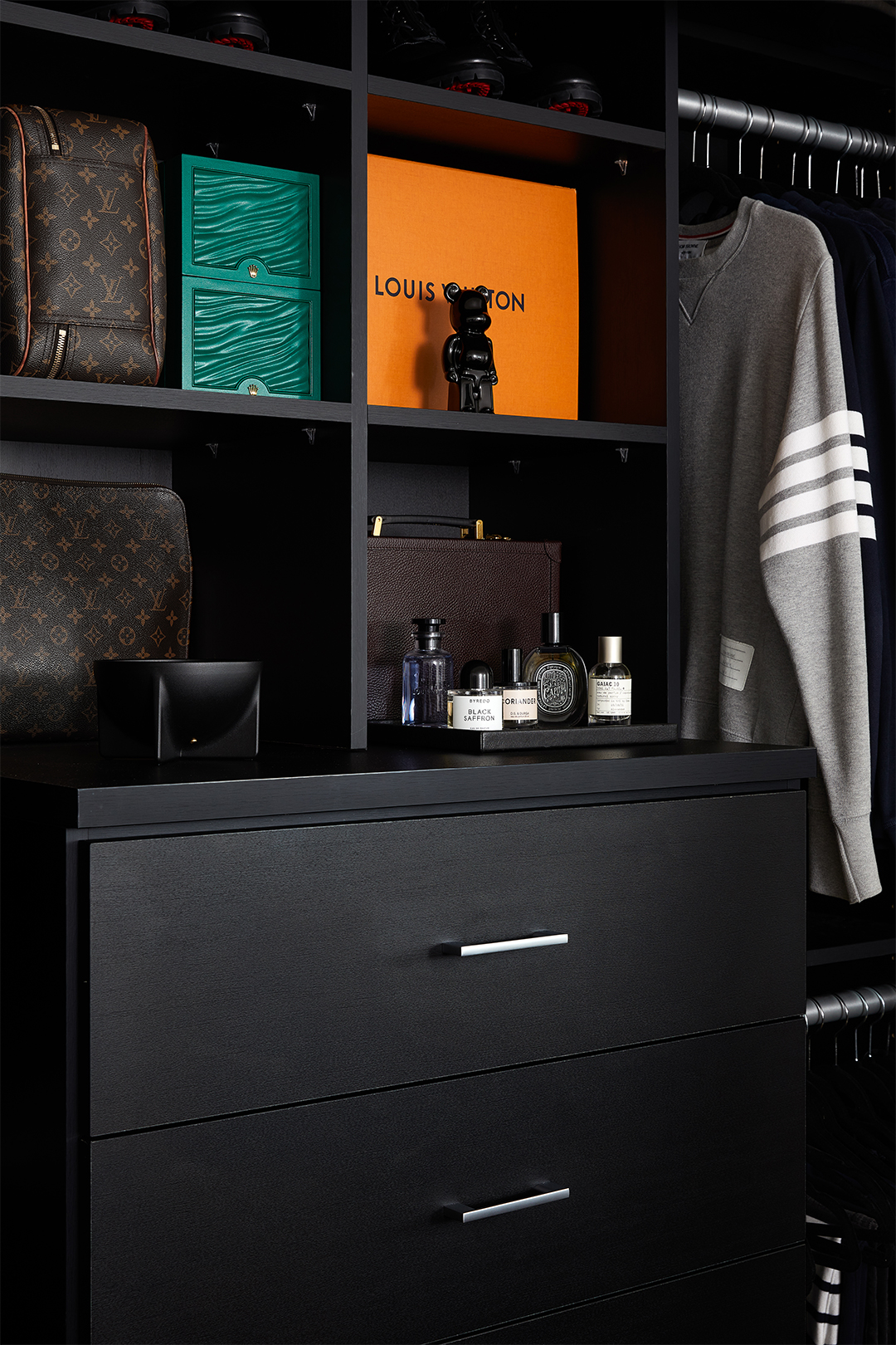 black closet