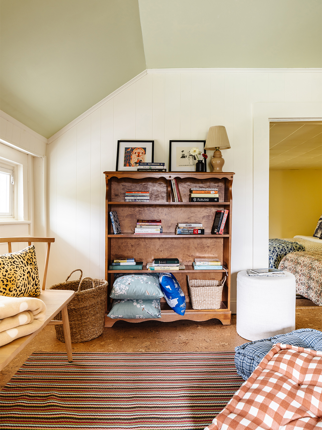 bright yellow bedroom