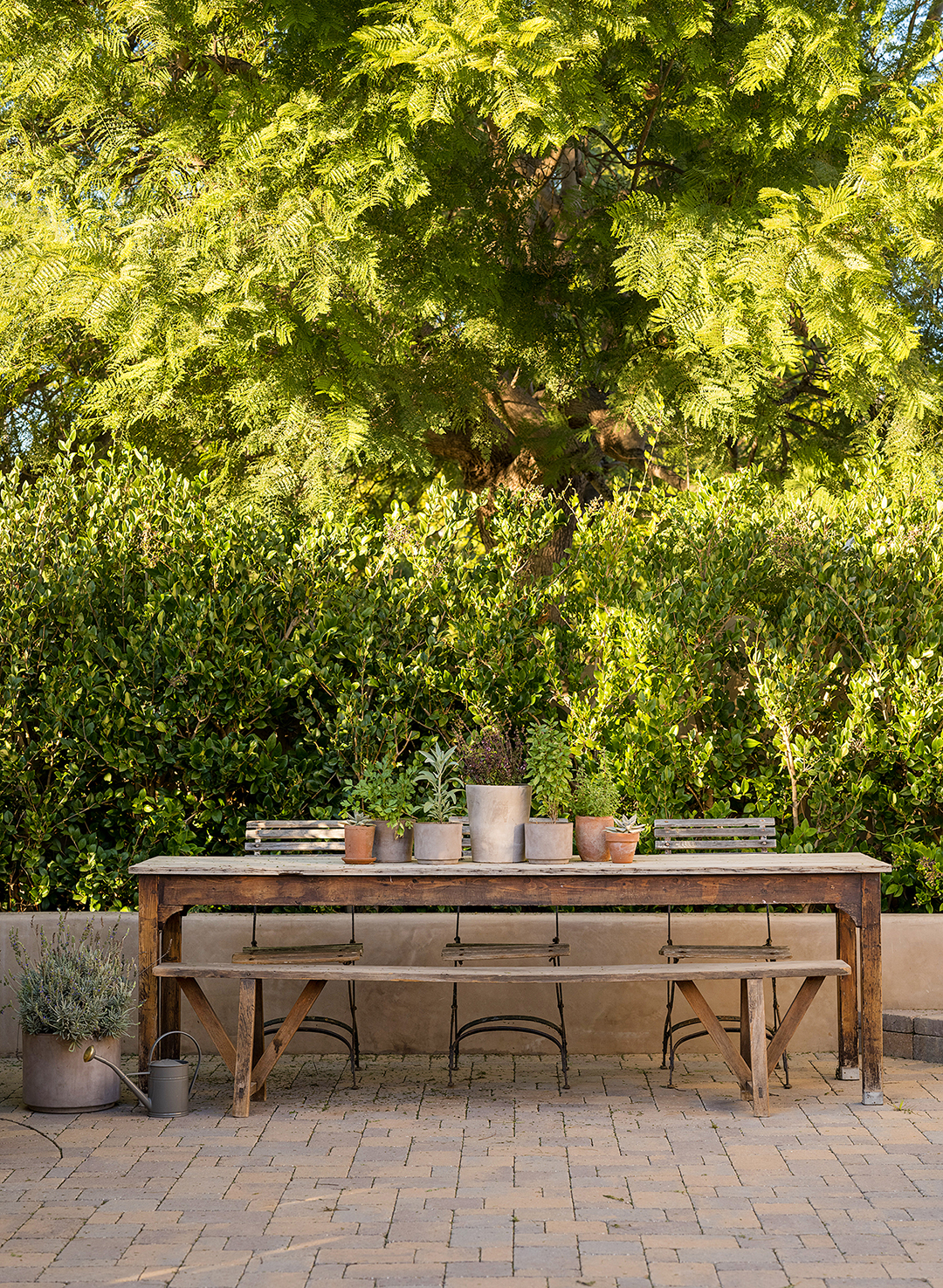 antique dining table