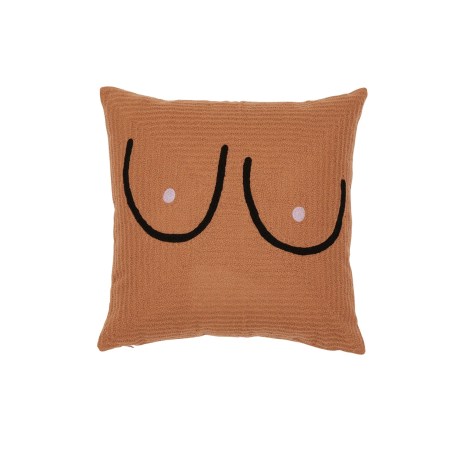  brown boob pillow