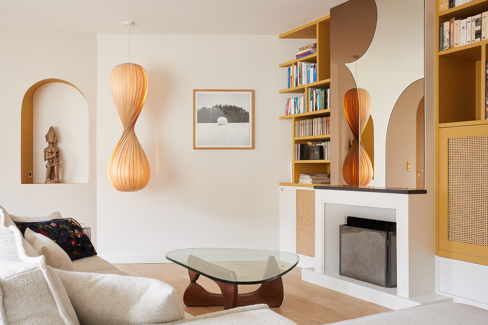 Parisian apartment living room