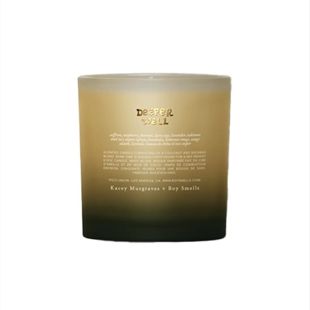  ombre gold to black scented candle