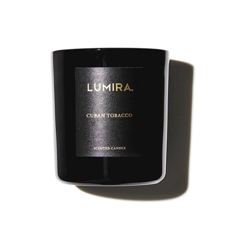  black Lumira scented candle