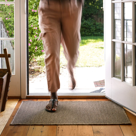  The Innerweave Doormat in Chevron Natural