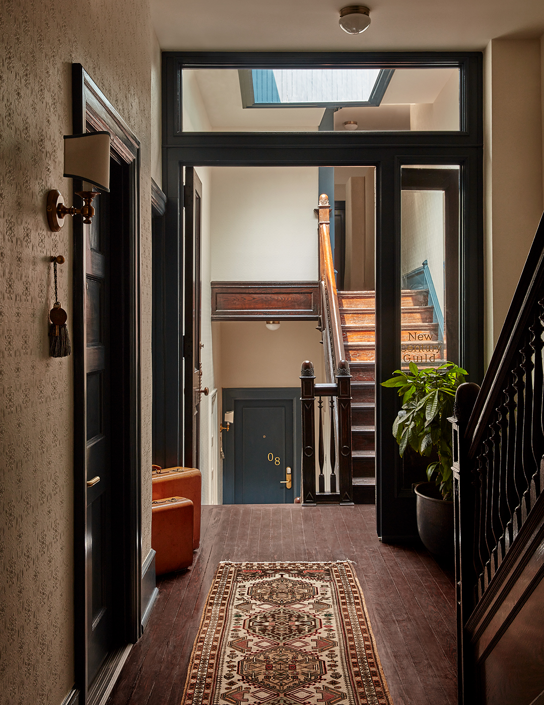 Hallway entrance to The Guild House Hotel