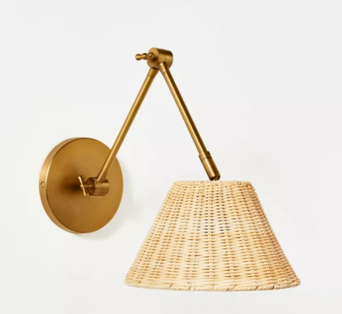  rattan sconce