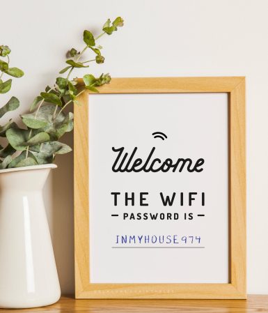  wifi password sign