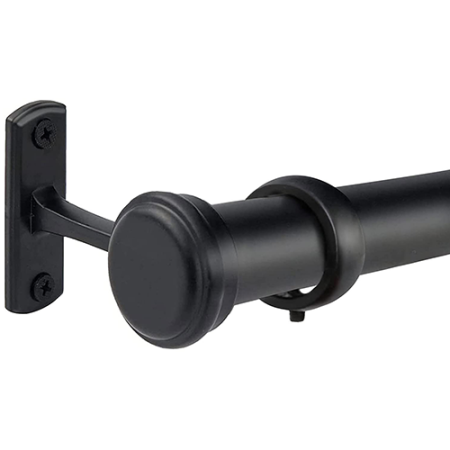  Amazon Black Matte Curtain Rod