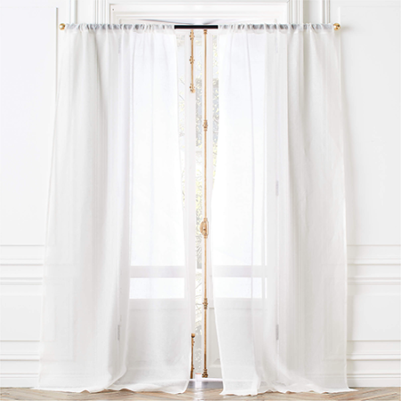  White Sheer Curtains