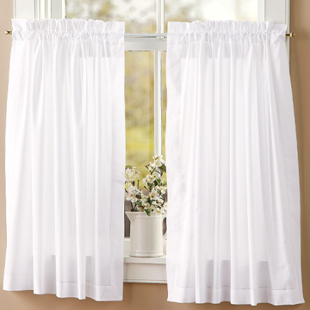  White Cafe Curtains