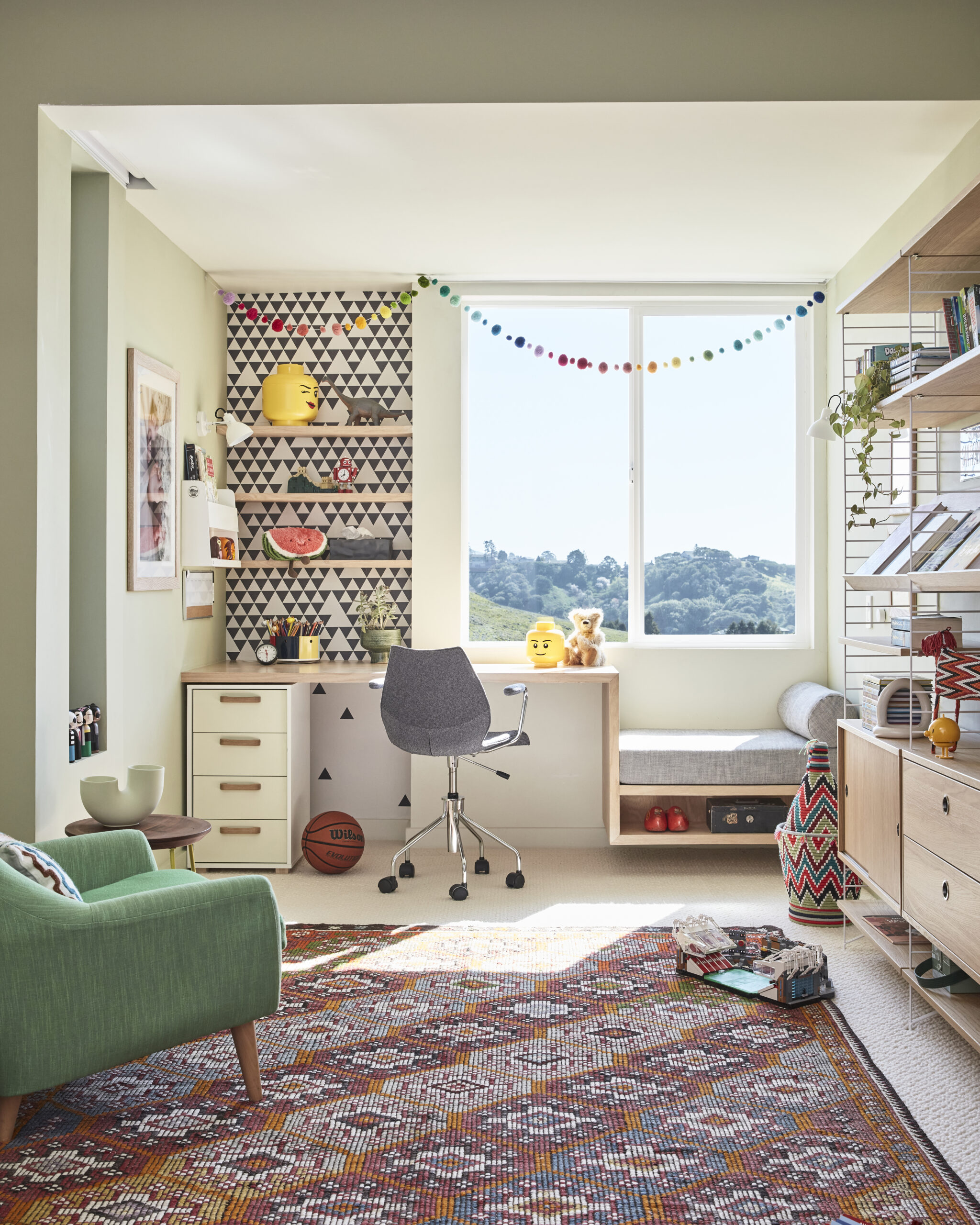 boys desk nook