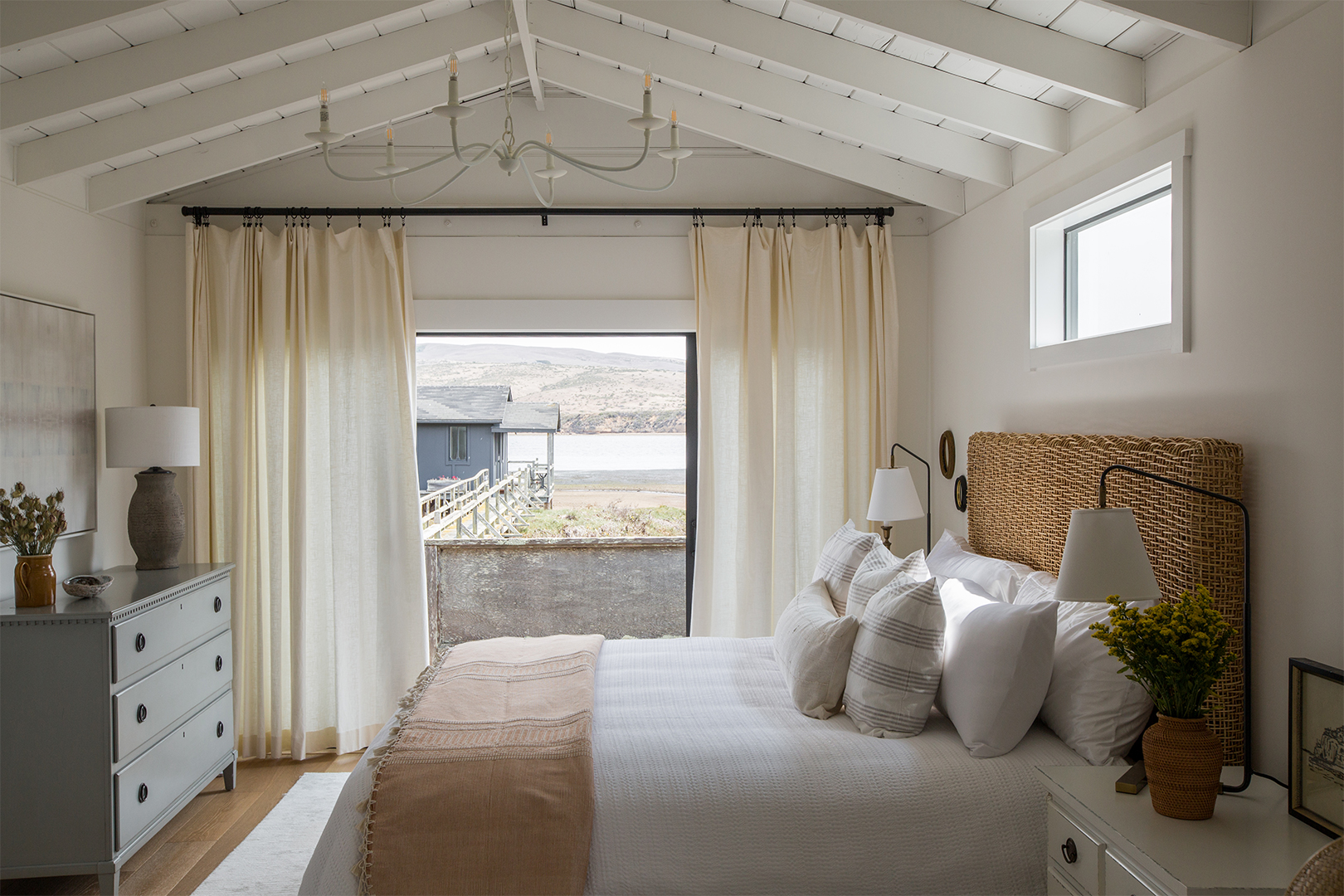 cozy bedroom with window view